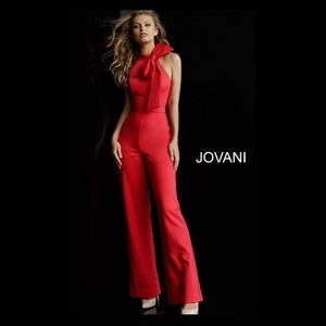 Formal Jovani Jumpsuit & Earrings